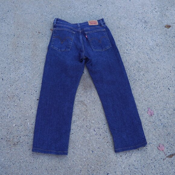 Levi's Wedgie Straight Jeans W29 L28 High Rise Button Fly Best Selling Fit - Picture 3 of 12